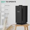 Keylitos HEPA Filter Air Purifier for Home Office Large Room up to 560ft², H13 HEPA CADR Quiet Air Filter Cleaner for Odor Eliminator, Eliminates Germs, Filters Allergies, Pollen, Smoke, Dust Pet Dander, Mold Odors-Black