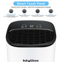 Keylitos 30 Pint Dehumidifiers for Home and Basements, 2000 Sq.Ft Quiet Dehumidifier with Drain Hose, Auto or Manual Drainage, Auto Shut Off, 24H Timer, Laundry Dry for Large Room, Garage, Bedroom, Bathroom