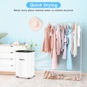 Keylitos 30 Pint Dehumidifiers for Home and Basements, 2000 Sq.Ft Quiet Dehumidifier with Drain Hose, Auto or Manual Drainage, Auto Shut Off, 24H Timer, Laundry Dry for Large Room, Garage, Bedroom, Bathroom