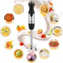 Immersion Hand Blender, 3-in-1 800W Multifunctional Hand Blender, Turbo Design & 12 Speed Stick Blender with Detachable Shaft, Whisk & Milk Frother for Making Smoothies, Puree, Baby Food, Soup, etc