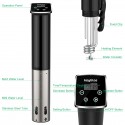 Keylitos Sous Vide Cooker Machine 1100W, IPX7 Waterproof Ultra-quiet Sous Vide Precision Cooker with Accurate Temperature and Timer Control, Fast-Heating Immersion Circulator Precise Cooker